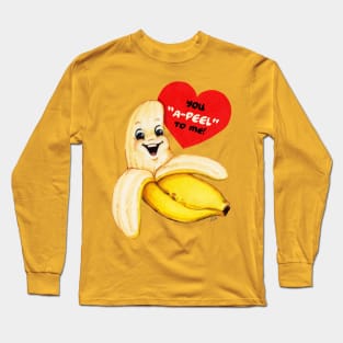 Valentine Banana Long Sleeve T-Shirt